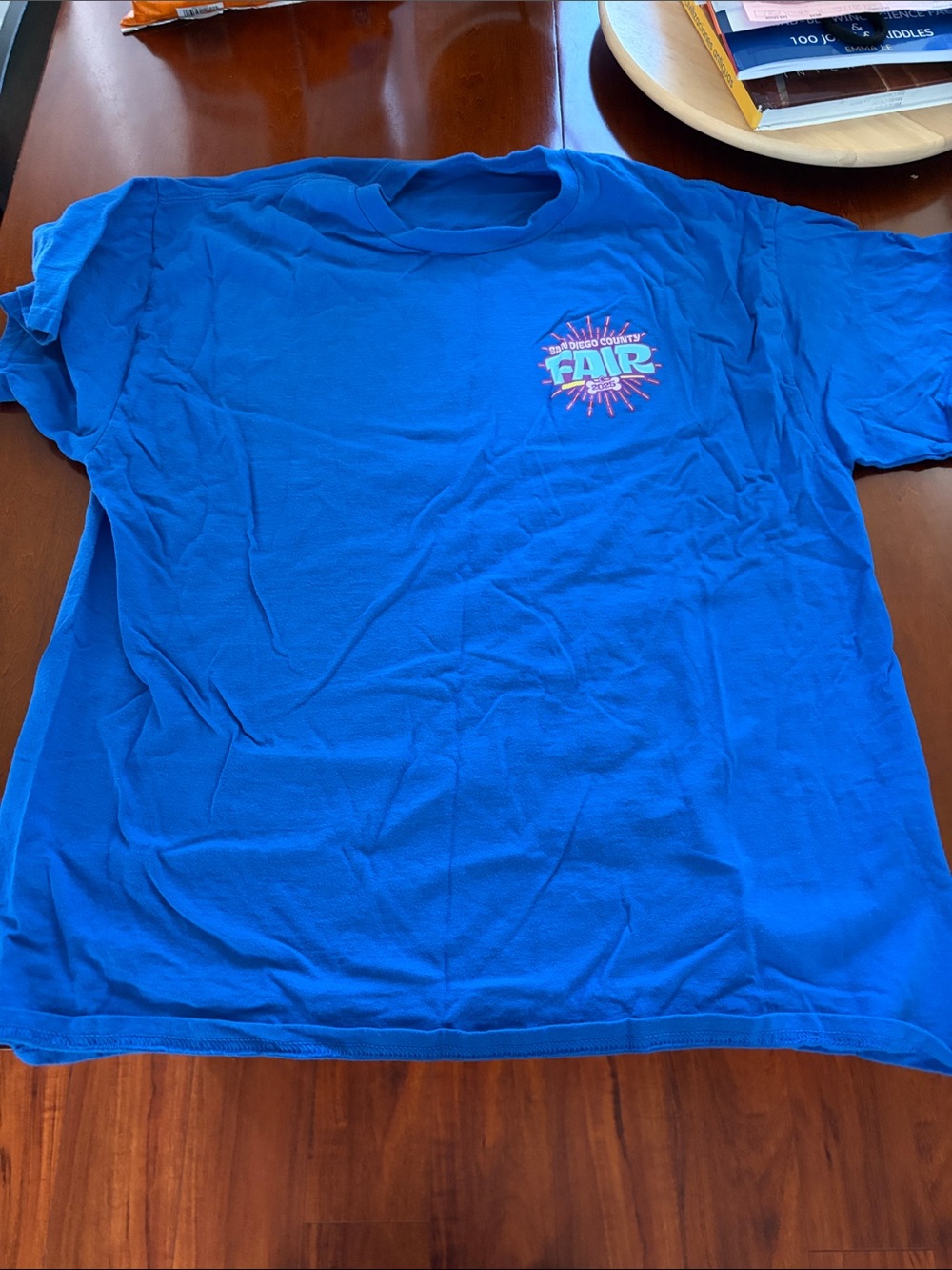 Source Unknown Bright Blue 'Fair' Graphic Short-Sleeve Tee